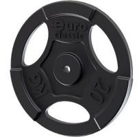 Диск чугунный 20 кг Euro Classic ES-0248, окрашенный d-26