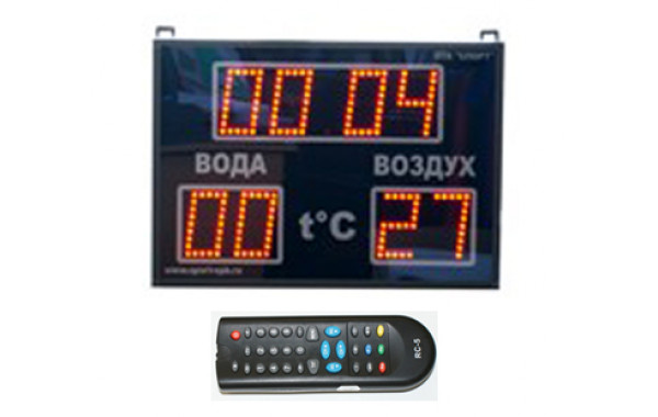 Часы-термометр СТ1.16-2td ПТК Спорт 017-2506 600_380