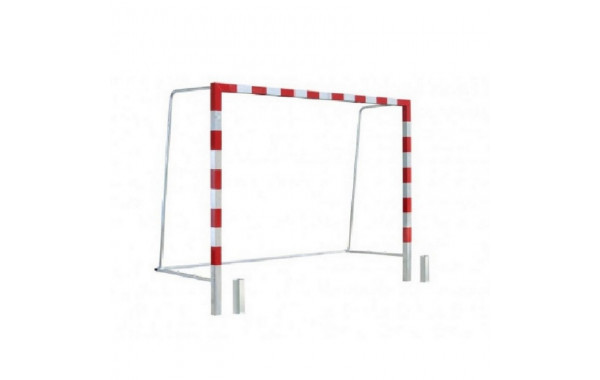 Ворота для гандбола\мини-футбола Dinamika 300х200х130 см, сталь, под бетонирование, со стаканами (пара) 600_380
