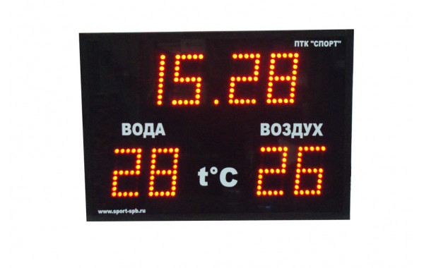 Часы-термометр СТ1.21-2t ПТК Спорт 017-0829 600_380