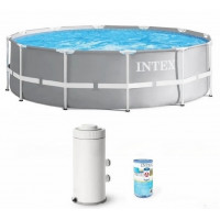 Каркасный бассейн 305x99см Intex Prism Frame 26706SC (фильтр)