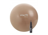 Фитбол d55см Star Fit антивзрыв, 900 гр, с ручным насосом GB-109 персиковый