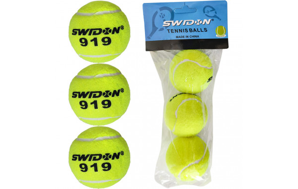 Мячи для большого тенниса Swidon 919 3 штуки (в пакете) E29374 600_380
