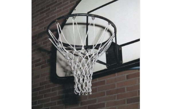 Сетка баскетбольная нить 4,5 мм веревка белая ФСИ 090245 600_380