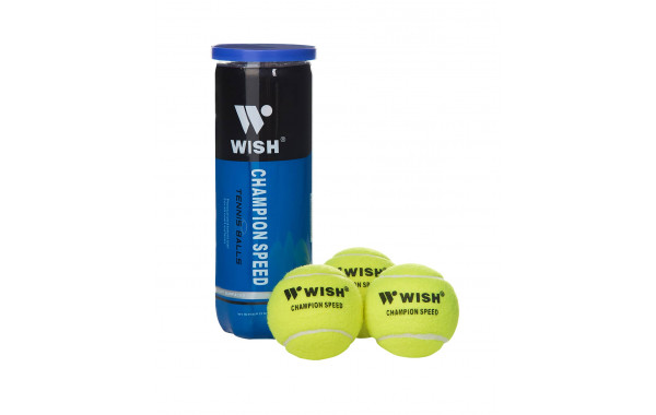 Мяч для большого тенниса Wish Champion Speed 610, 3 шт. 600_380