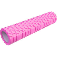 Ролик для йоги Sportex (розовый) 61х13,5см ЭВА\АБС E29390