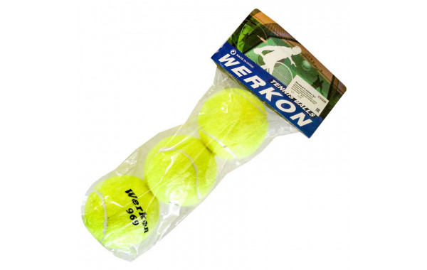 Мячи для большого тенниса Sportex 3 штуки (в пакете) C33248 600_380