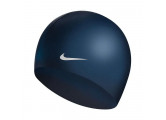Шапочка для плавания Nike Solid Silicone, 93060440, FINA Approved, Темно-синий, силикон