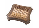 Шахматы резные Haleyan восьмиугольные в ларце 50
