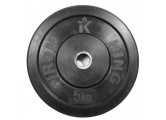 Диск для кроссфита Iron King (бампер) черный D50 мм 5 кг CR 202
