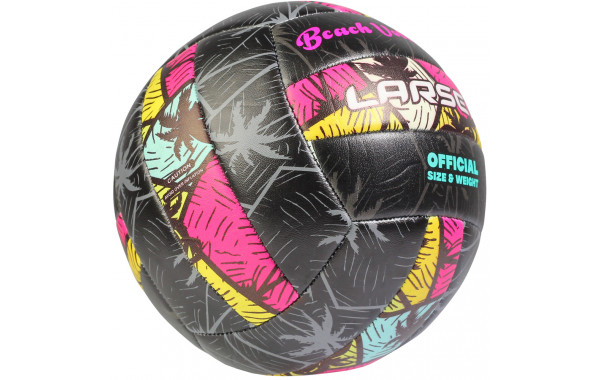 Мяч волейбольный Larsen Beach Volleyball Black/Pink р.5 600_380