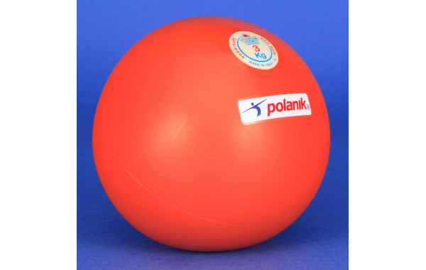 Ядро TRIAL, супер-мягкая резина, для тренировок на улице и в помещениях, 2 кг Polanik VDL20 600_380