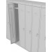 Шкаф для раздевалок металлический однодверный, ширина 300 мм Glav 10.2.01 75_75