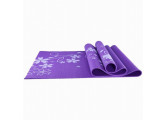 Коврик для йоги и фитнеса YL-Sports BB8303 с принтом, фиолетовый