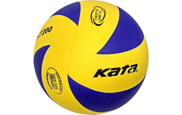 Мяч волейбольный Kata C33283 р.5 желто-синий 600_380