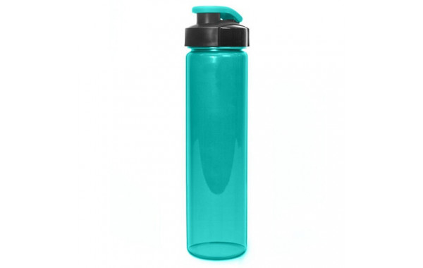 Бутылка для воды HEALTH and FITNESS, 500 ml., straight, прозрачно/морской зеленый КК0160 600_380