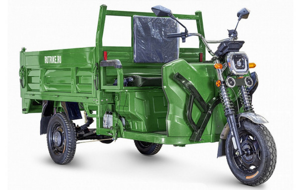 Грузовой электрический трицикл RuTrike D5 1700 гидравлика (60V1200W) 024732-2798 темно-зеленый 600_380