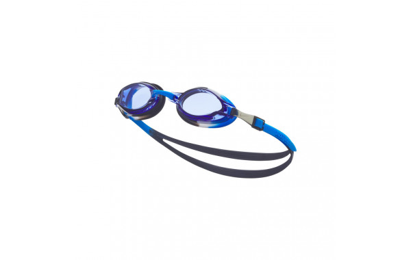 Очки для плавания детские Nike Chrome Youth, NESSD128458, синие линзы, регул .пер., синяя оправа 600_380