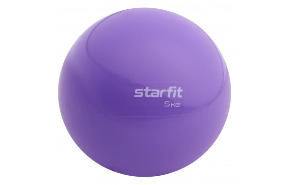 Медбол 5 кг Star Fit GB-703 фиолетовый пастель 600_380