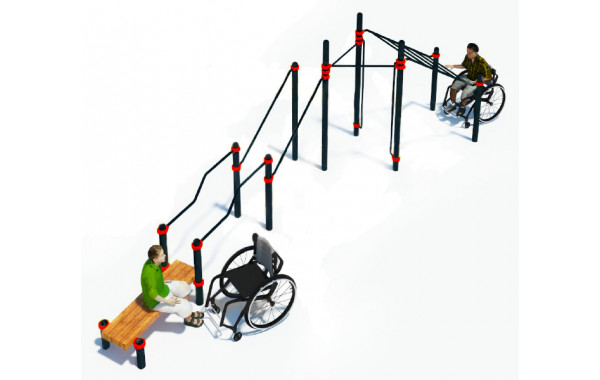 Комплекс для инвалидов-колясочников Strong W-7.09 Hercules 5202 600_380