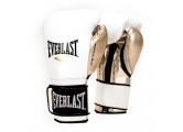 Перчатки тренировочные Everlast Powerlock 14oz P00000609 белый\золотой