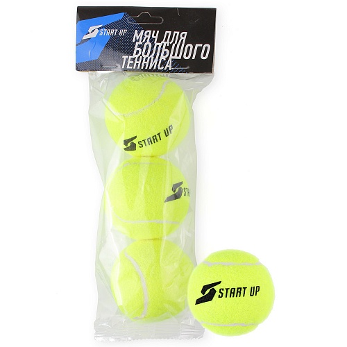 Мяч для большого тенниса Start Up ECE 041, пакет (3 шт.) 500_500