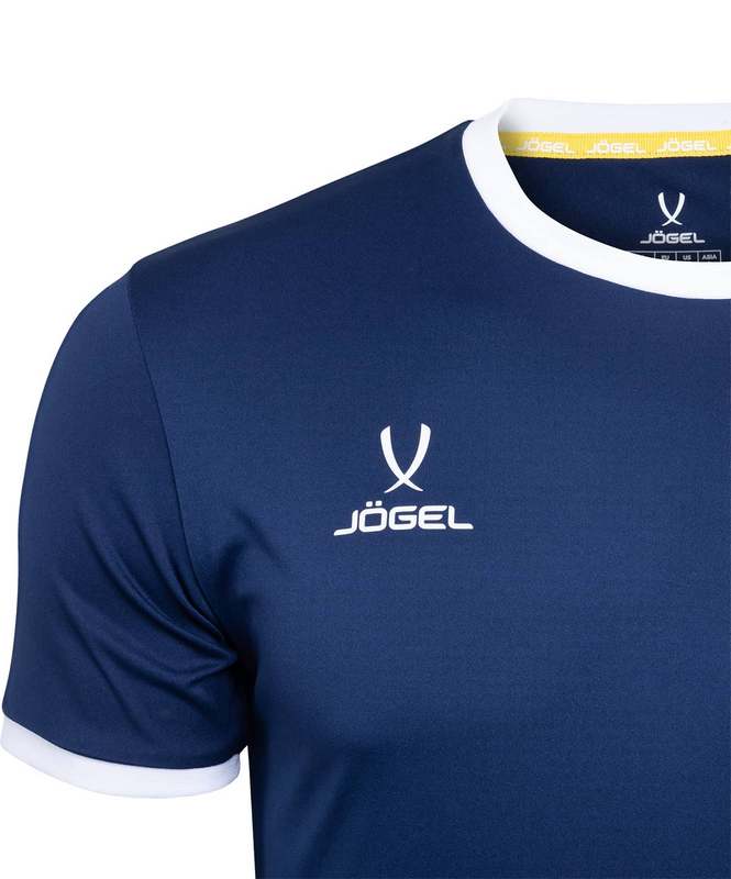 Футболка футбольная Jogel JFT-1020-091-K, темно-синий/белый, детская 665_800