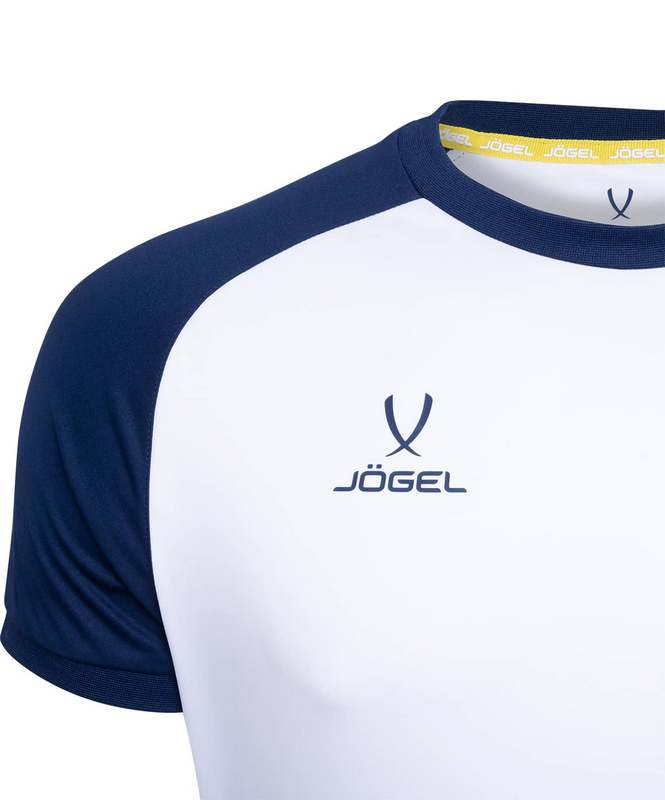 Футболка футбольная Jogel JFT-1021-019, белый/темно-синий 665_800