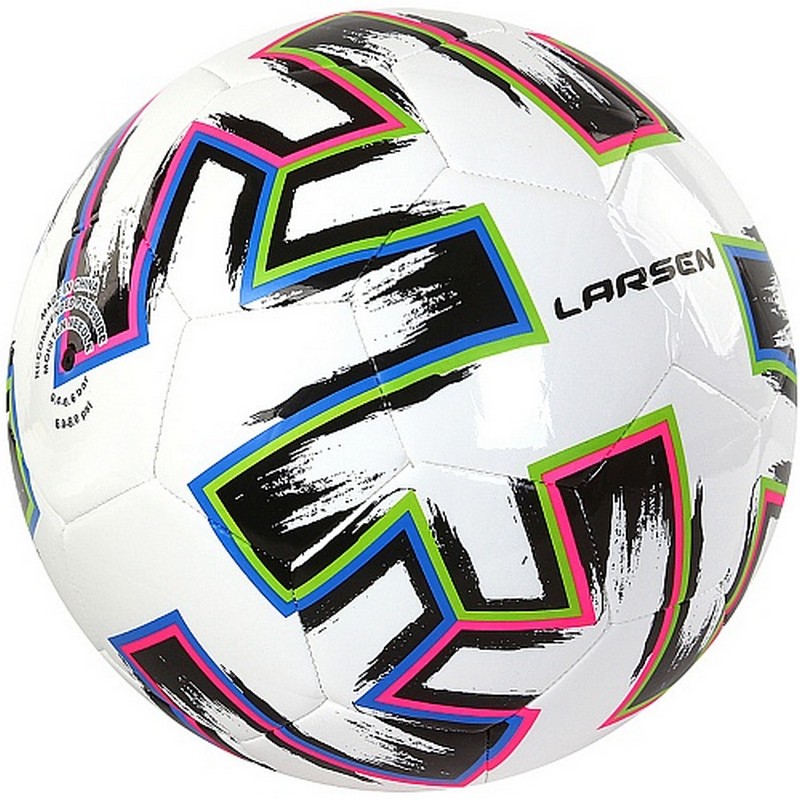 Мяч футбольный Larsen Rainbow р.5 800_800