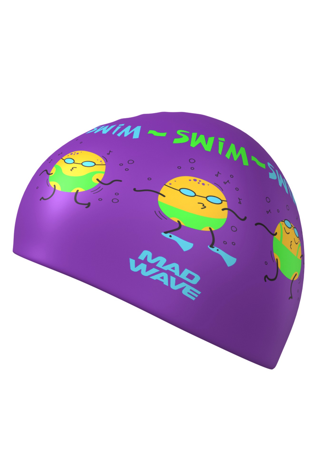 Силиконовая шапочка Mad Wave Potato M0553 26 0 09W фиолетовый 1333_2000