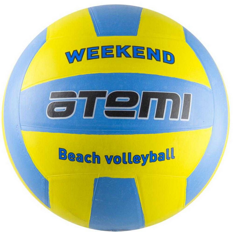 Мяч волейбольный Atemi Weekend желто-голубой р.5 805_800