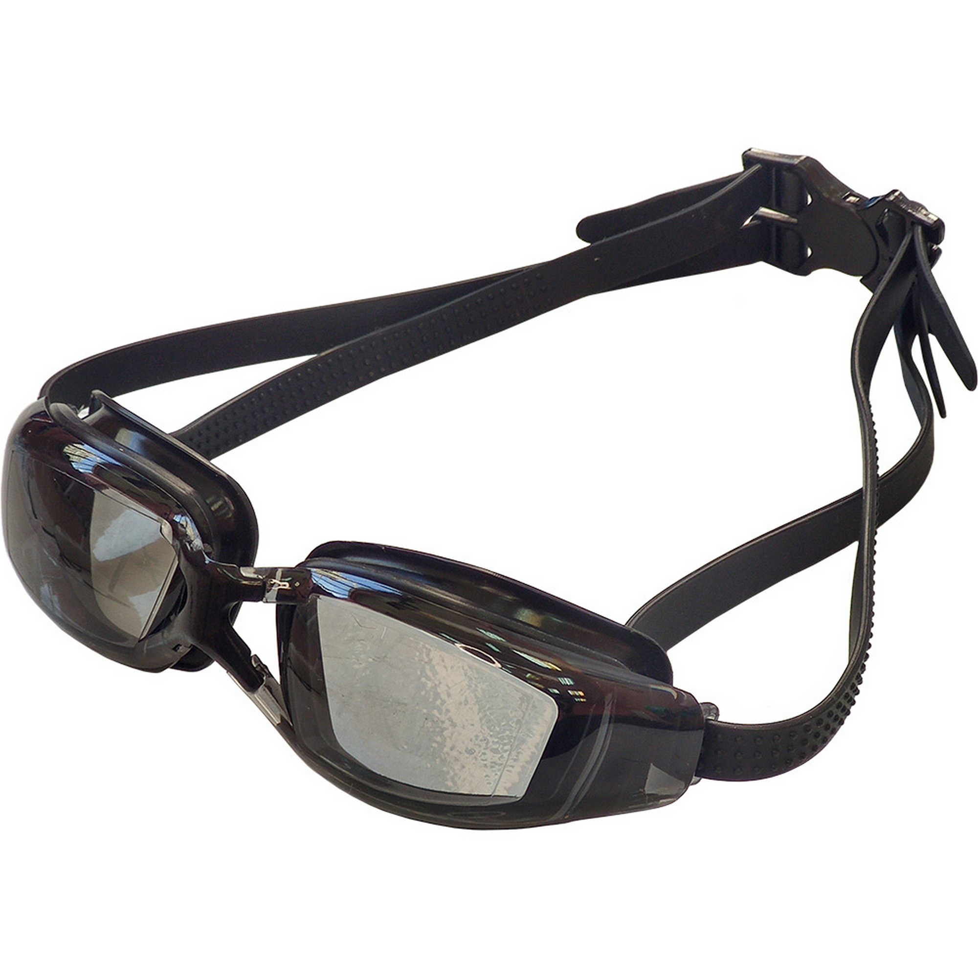Очки для плавания Sportex взрослые E38895-2 черный 2000_2000