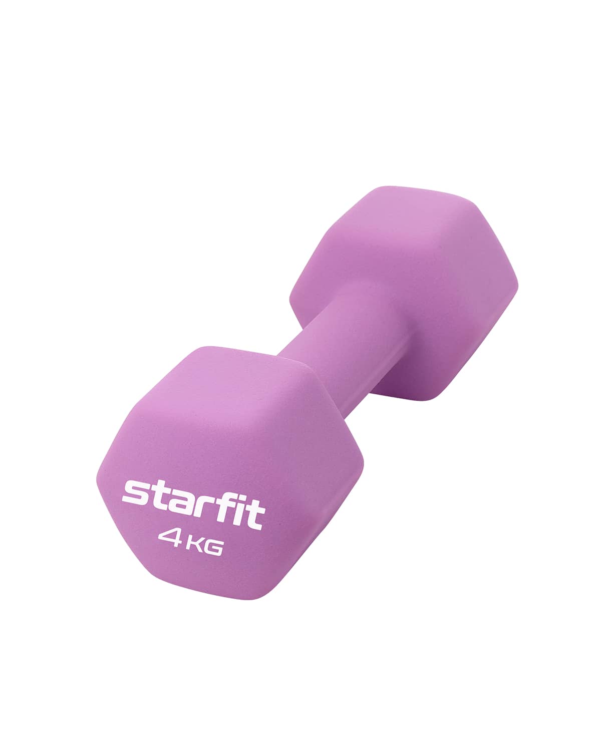 Гантель неопреновая Star Fit DB-201 4 кг, фиолетовый пастель 1230_1479