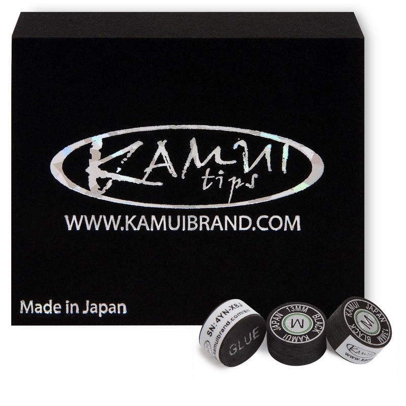 Наклейка для кия Kamui Black d13мм Medium 1шт 03101 800_800