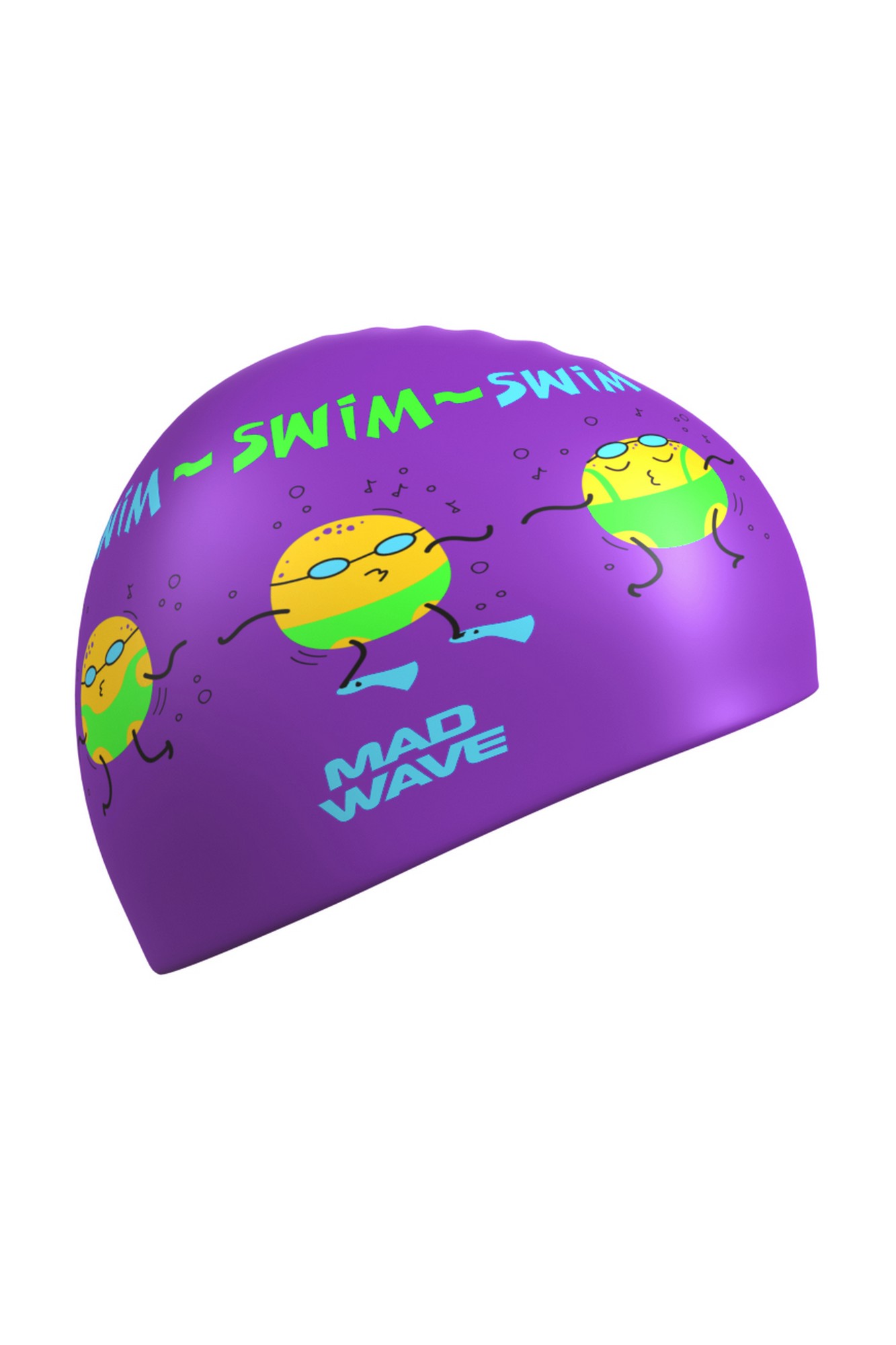 Силиконовая шапочка Mad Wave Potato M0553 26 0 09W фиолетовый 1333_2000