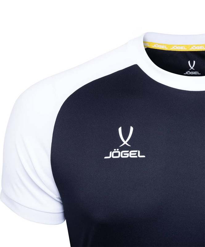 Футболка футбольная Jogel JFT-1021-061, черный/белый 665_800