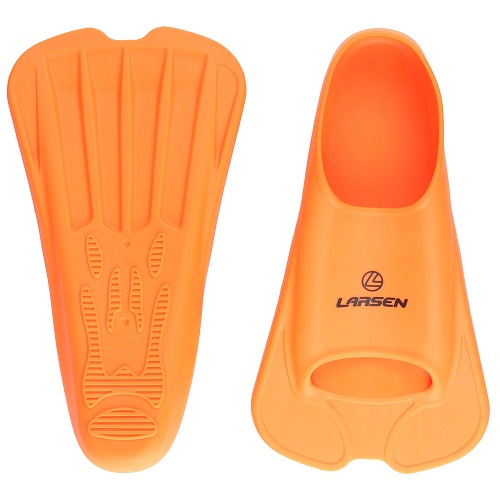 Ласты укороченные Larsen F627 оранжевый 500_500