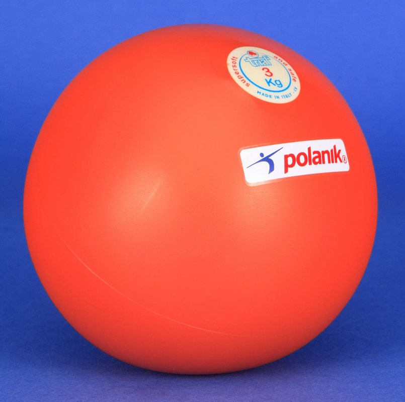 Ядро TRIAL, супер-мягкая резина, для тренировок на улице и в помещениях, 1,5 кг Polanik VDL15 805_800