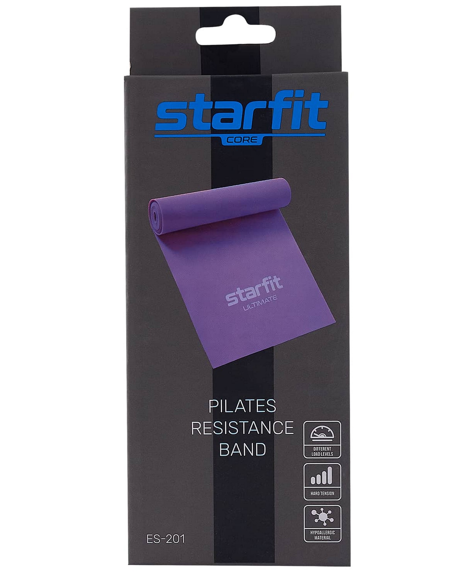 Лента для пилатеса Star Fit 120x15x0,65 см ES-201 фиолетовый пастель 1663_2000