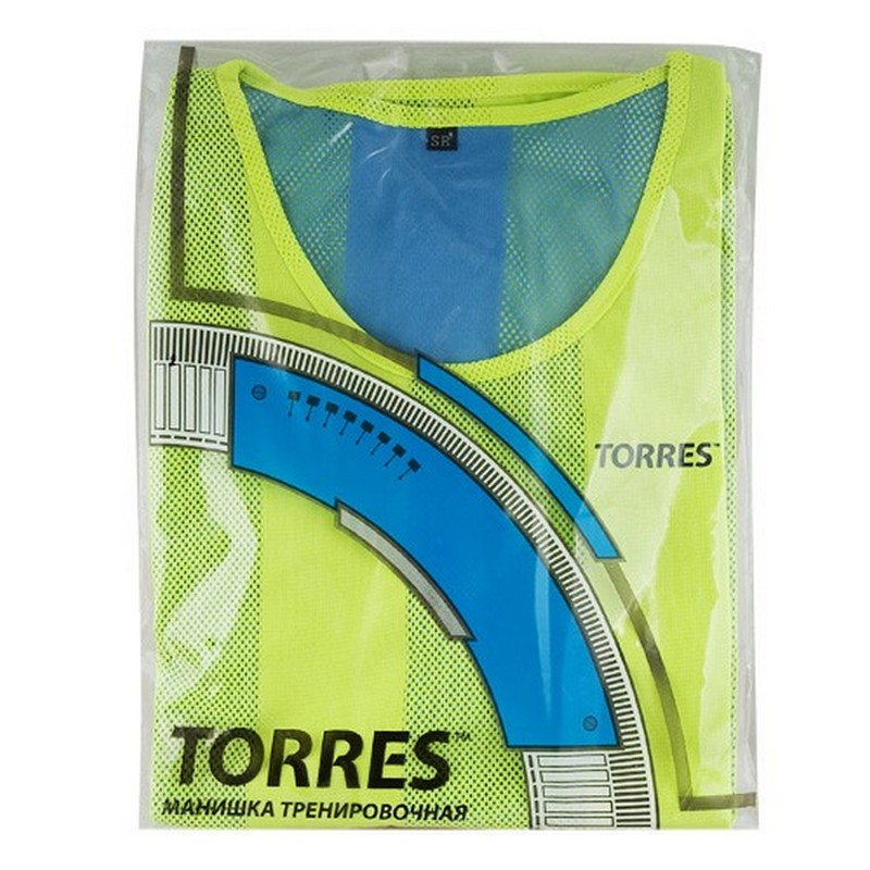 Манишка двухсторонняя Torres TR11046Y/B р.Senior желто-синяя 800_800