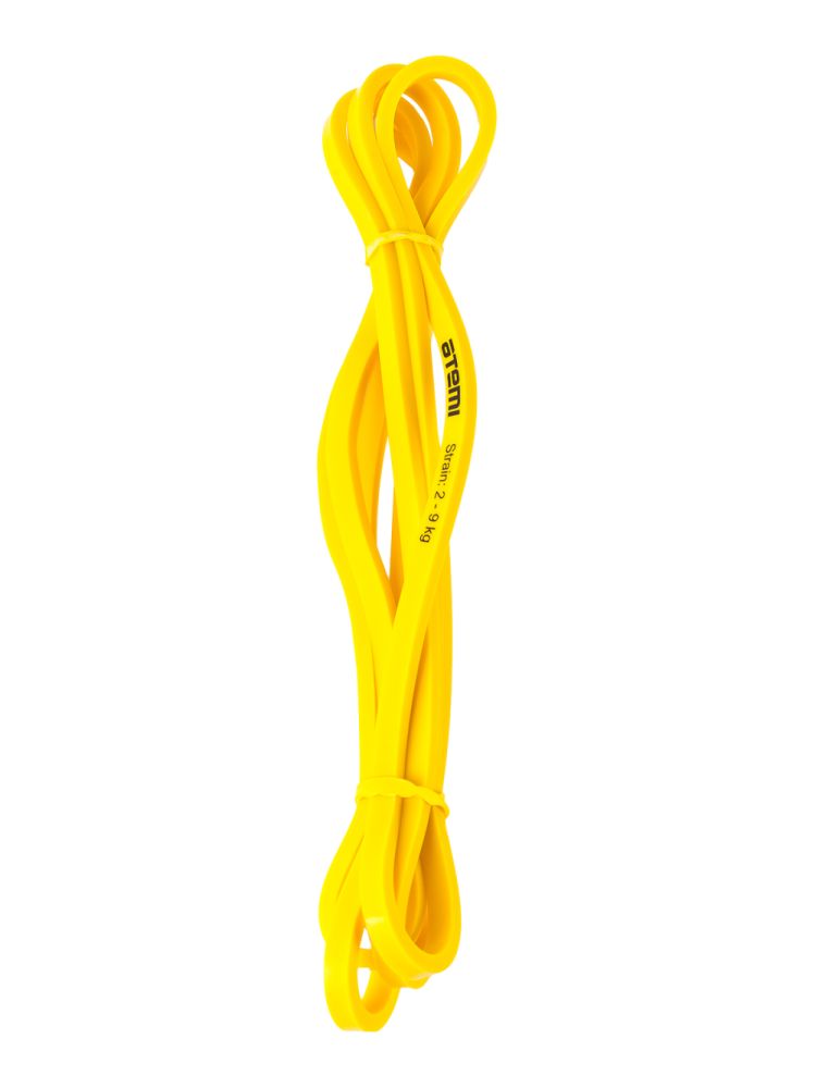 Эспандер ленточный петля Atemi ALR0106, 208х0,65 см, 2-9 кг, желтый 750_1000