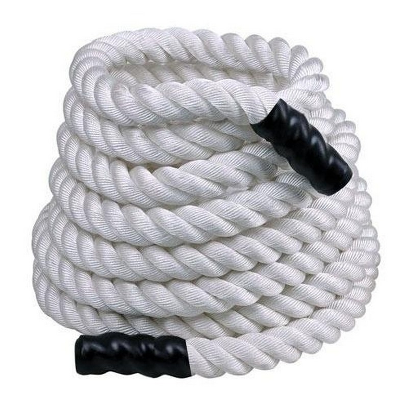 Тренировочный канат Perform Better Training Ropes 12m 4087-40-White 15 кг, диаметр 5 см, белый 800_800