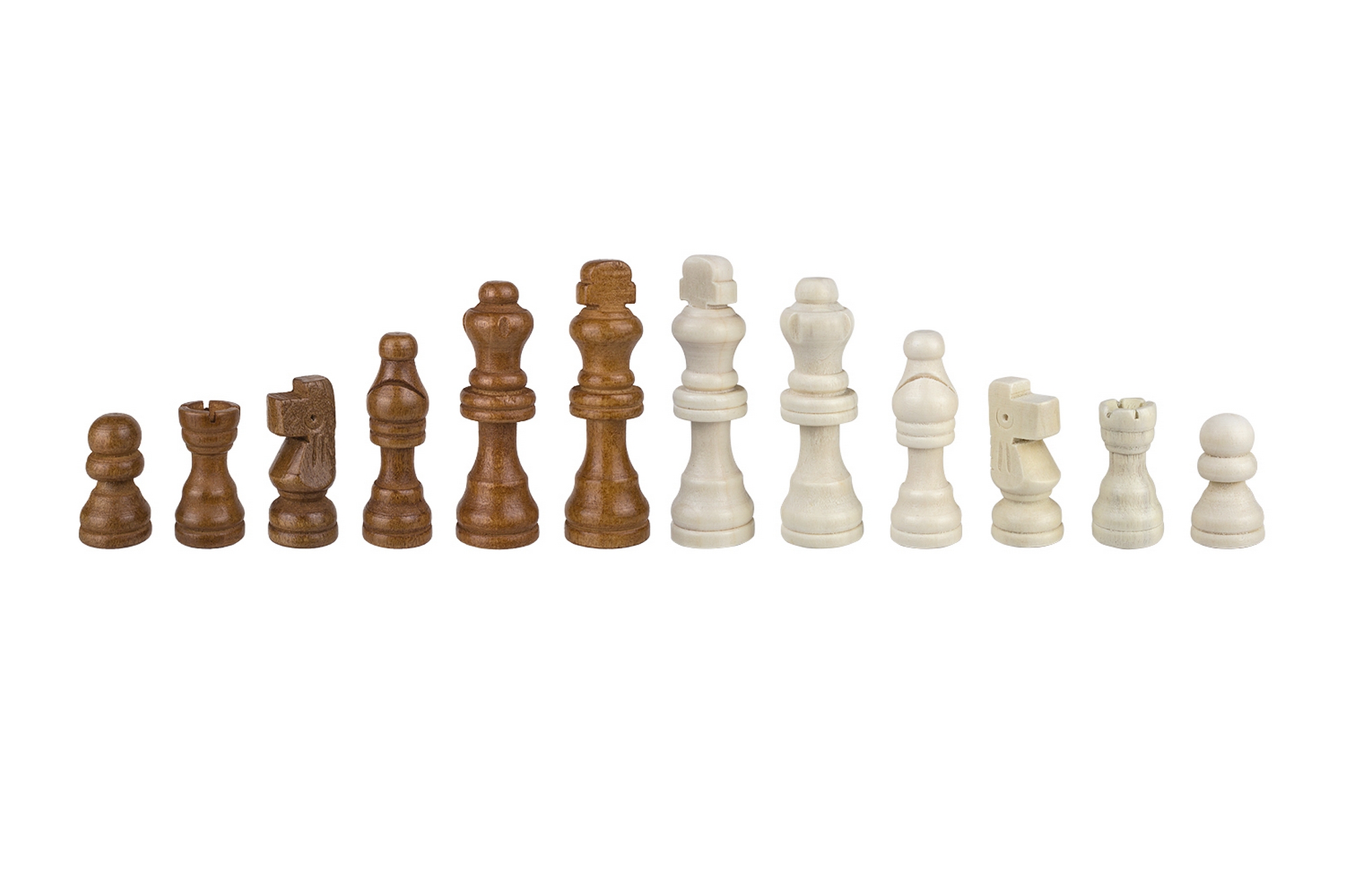 Шахматные фигуры деревянные с подложкой 6,4см Partida parfig64 2000_1333