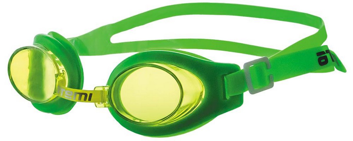 Очки для плавания Atemi S101 зеленый 1200_480