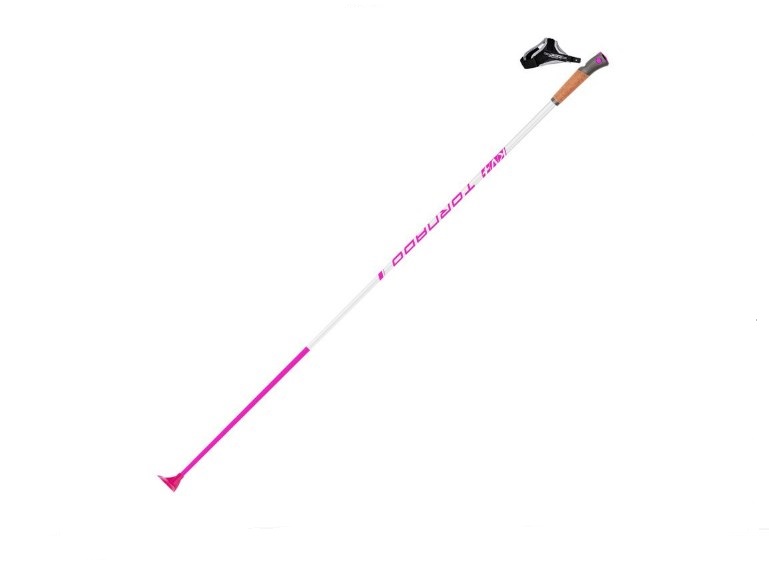 Лыжные палки KV+ (23P010JP) Tornado Jr. (Карбон 30%) (розовый/белый) 769_566