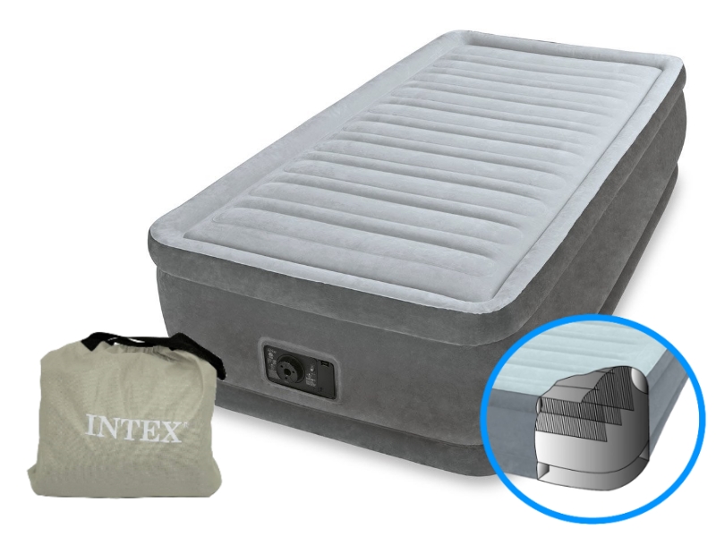 Надувная кровать Intex Comfort-Plush 99х191х46см, встроенный насос 220V 64412 800_600