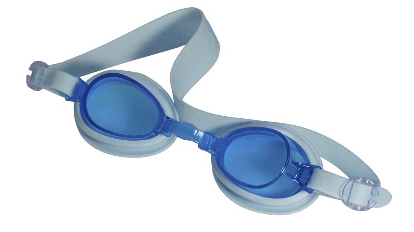 Очки для плавания Atemi KIDS Easy goggles , силикон KE1LBE Голубой 1426_800