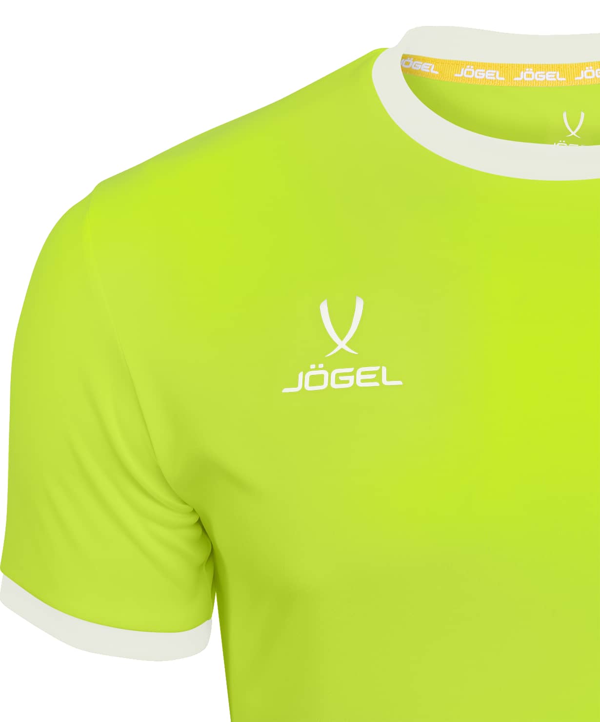 Футболка игровая Jogel CAMP Origin Jersey, желтый неон, детский 1230_1479
