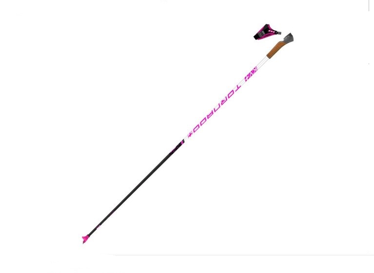 Лыжные палки KV+ (23P004QP) Tornado QCD (Карбон 100%) (розовый) 767_560