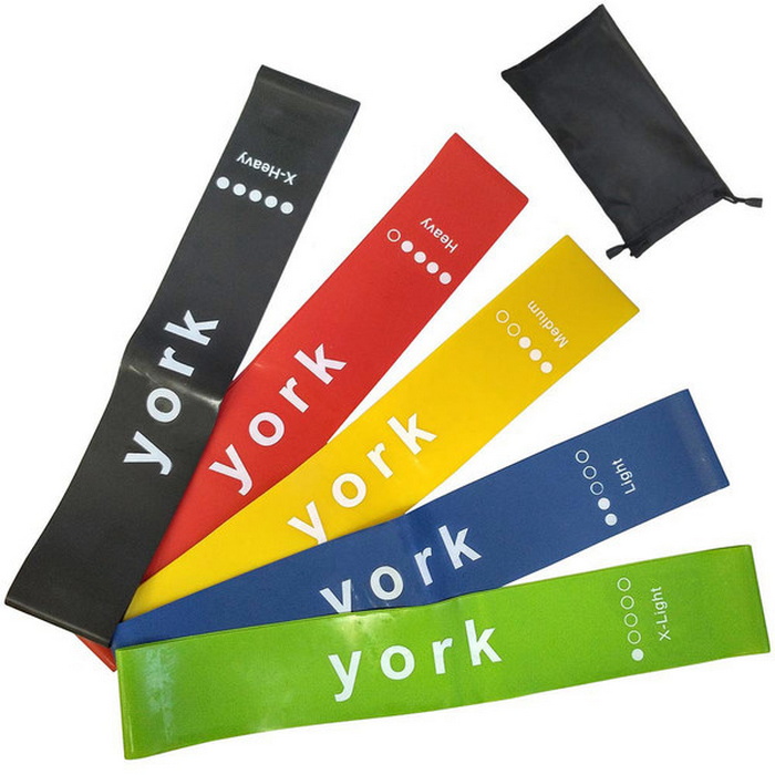 Комплект эспандеров York латексная петля 600х50 мм (5 штук) C33511 700_700